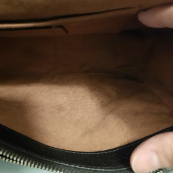 Pre-Owned COACH Klare Crossbody 25 w/Silver Chain in Black - Picture 10 of 15